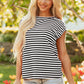 Etta Striped Cap Sleeve Top