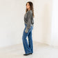 Mid-Rise Thermal Lining Bootcut Jeans - Judy Blue