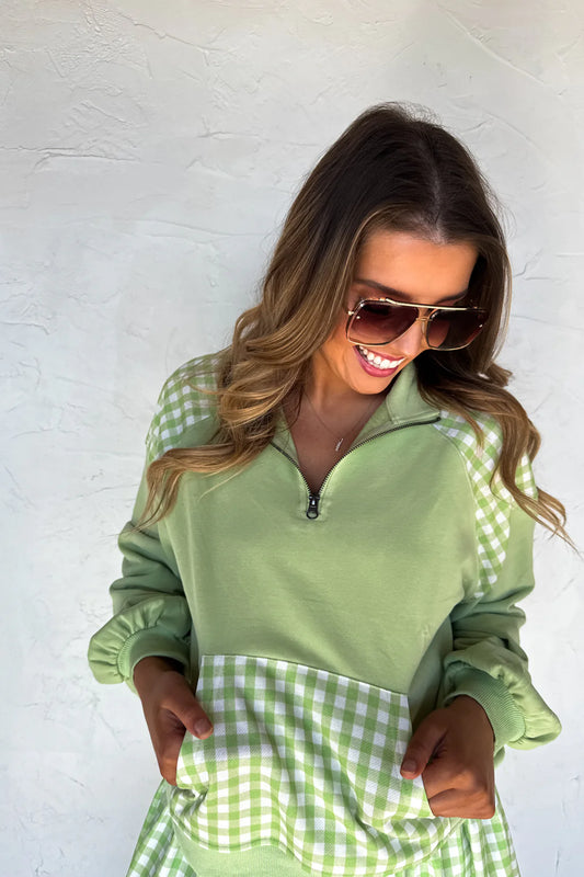 PREORDER: Just Living Quarter Zip Pullover // eta May