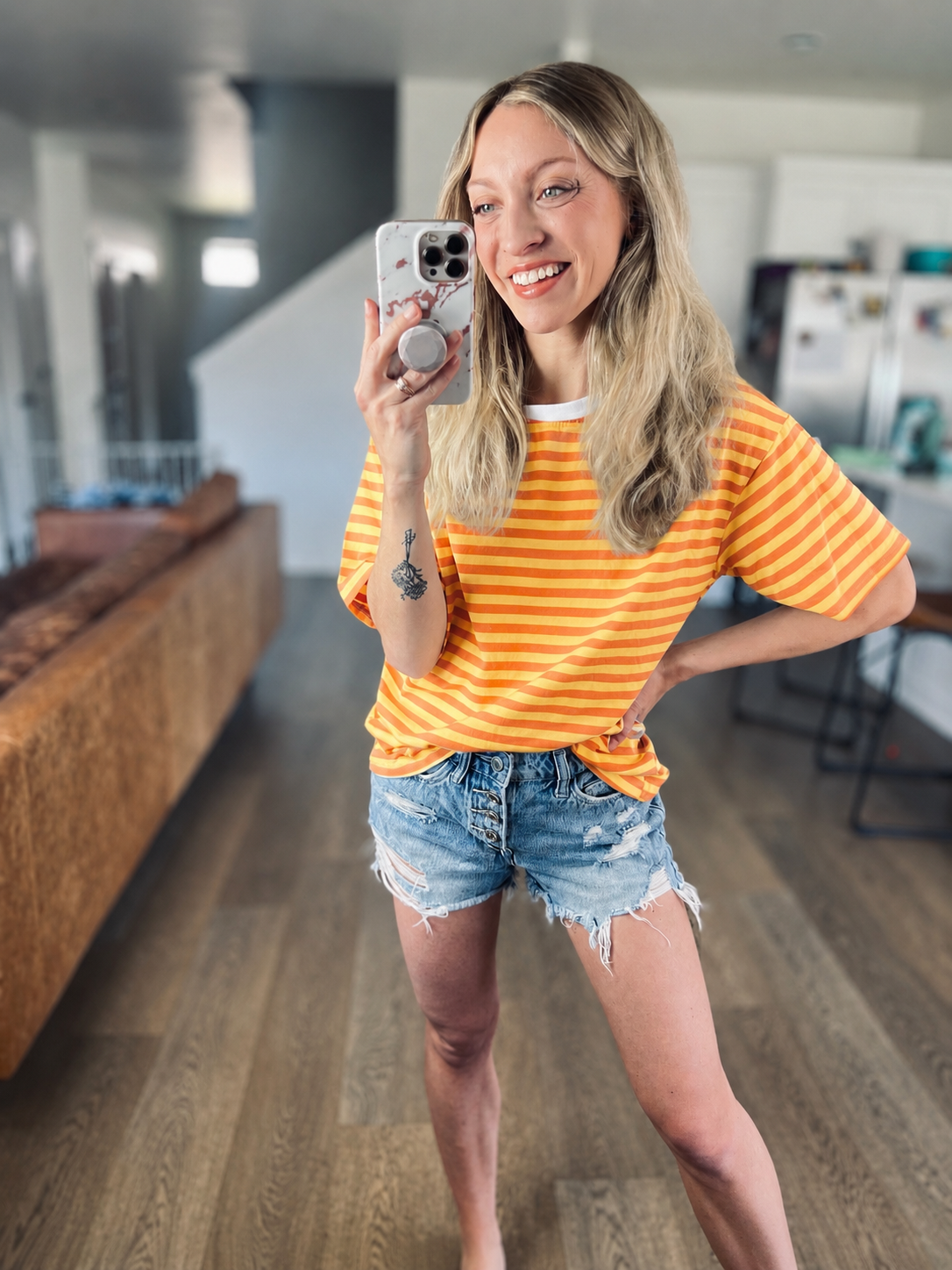 SHIPS FREE TODAY // Easy Days Striped Relaxed Tee