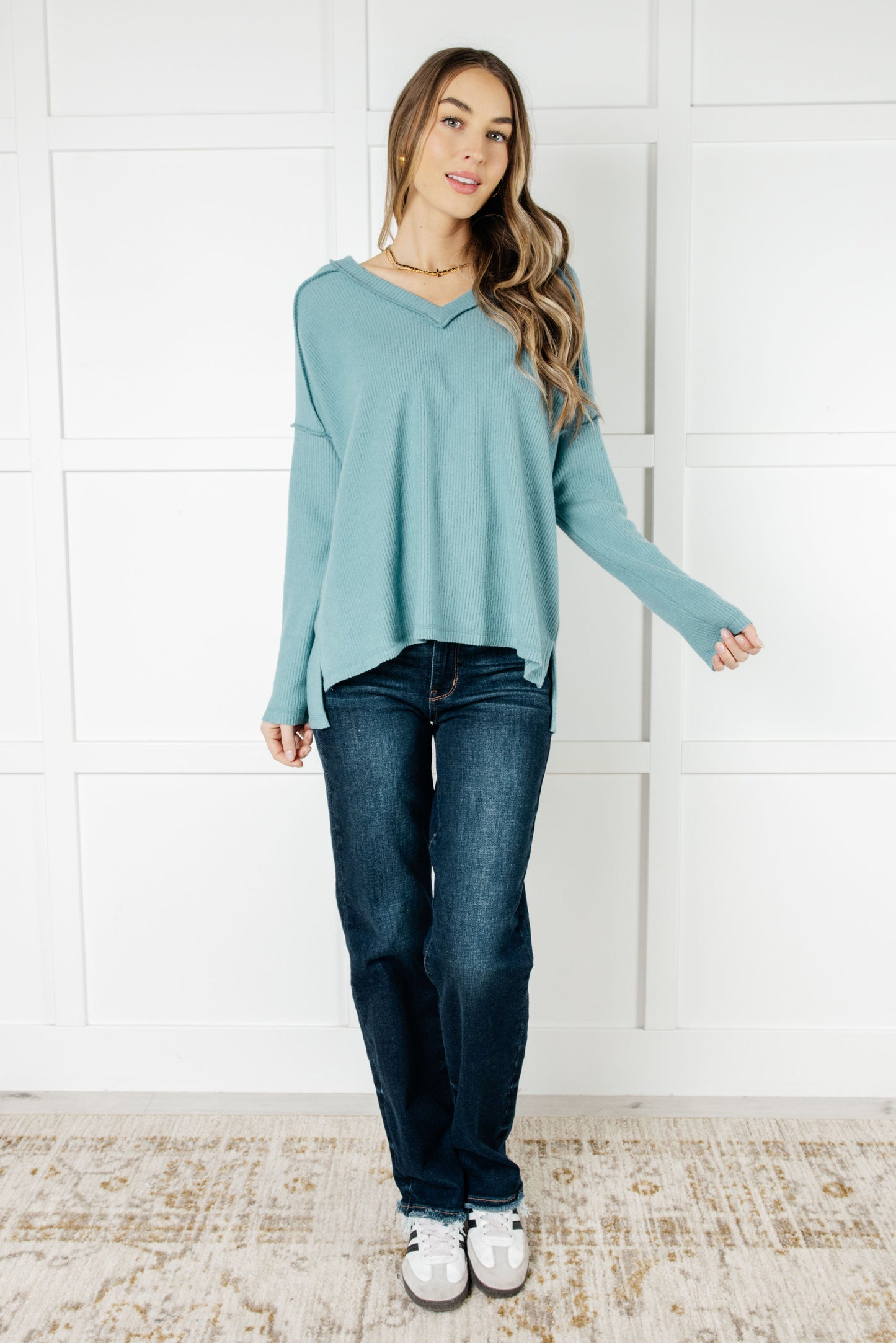 Emmalou Basic in Dusty Teal