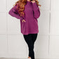 Maggie Brushed Hoodie in Light Plum