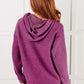 Maggie Brushed Hoodie in Light Plum