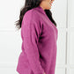 Maggie Brushed Hoodie in Light Plum