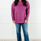 Maggie Brushed Hoodie in Light Plum