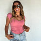 Out and About Cap Sleeve Top