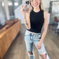 Built In Bra Seamless Crop Tank Top