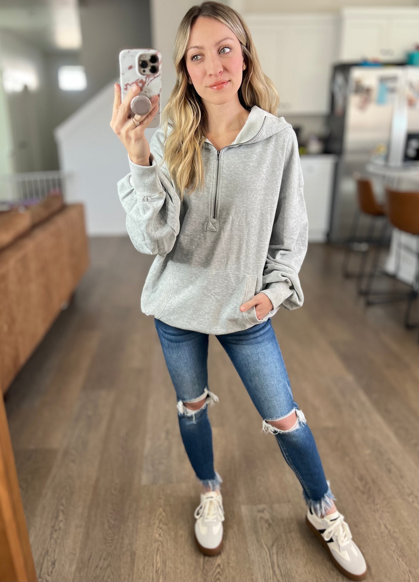 Relaxed Halfzip Hoodie