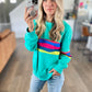 Colorful Accent Pullover