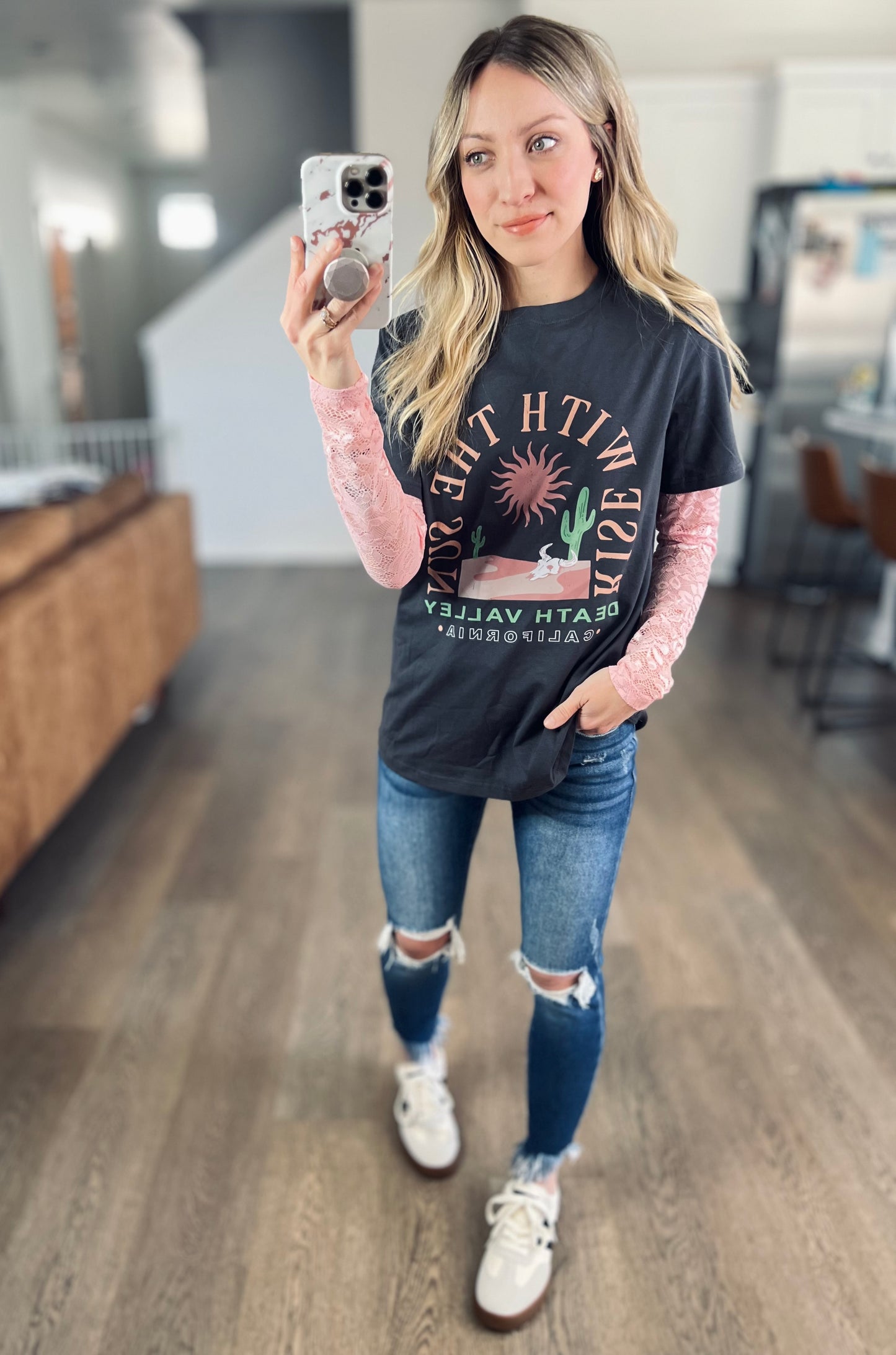 Blossom Lace Long Sleeve Top