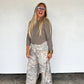 PREORDER: Woodland Camo Wide Leg Sweats // eta Dec