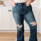High Rise Control Top Distressed Flare Jeans - Judy Blue