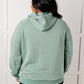 Melody Textured Hoodie in Sage Green