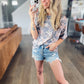 *free ship today* Washed Camo Boyfriend Tee