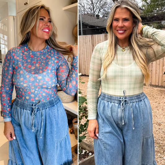 PREORDER: Southern Charm Mesh Top // eta April