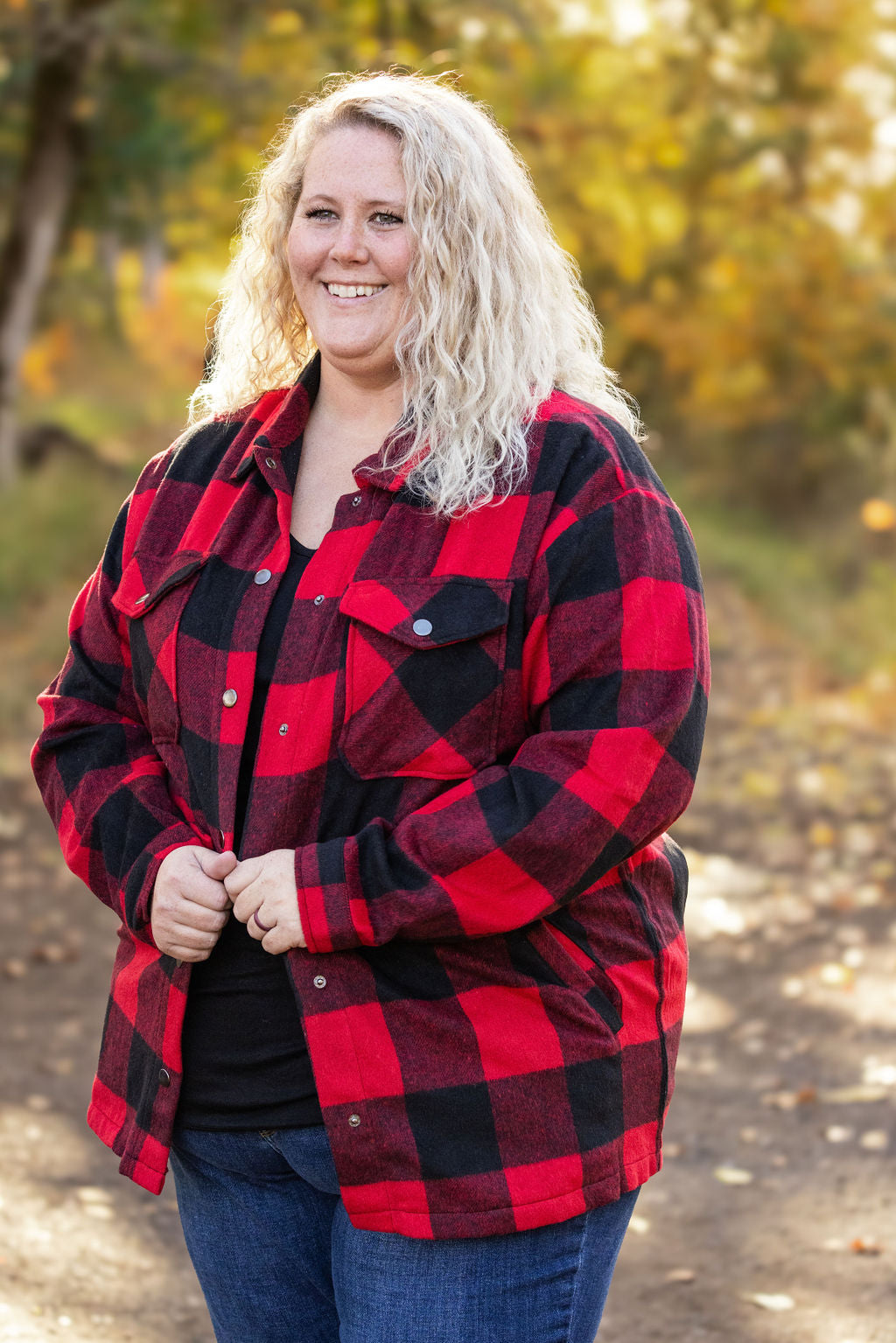 Norah Plaid Shacket - Buffalo Plaid