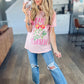 Flower Market Tee in Blush