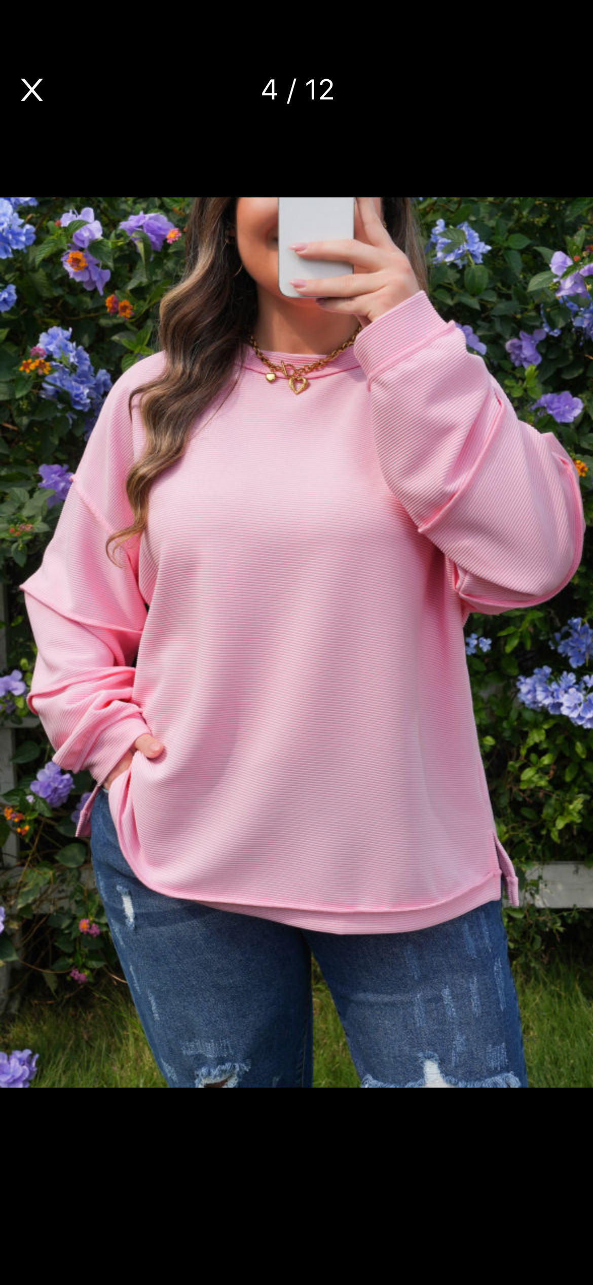 *free ship today* Clara Ribbed Pullover