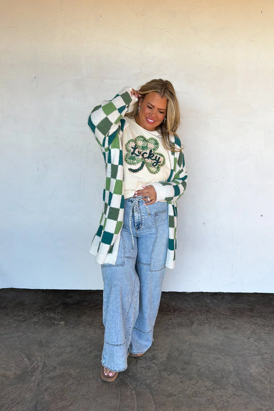 PREORDER: Jovie Tie Waist Jeans // eta May