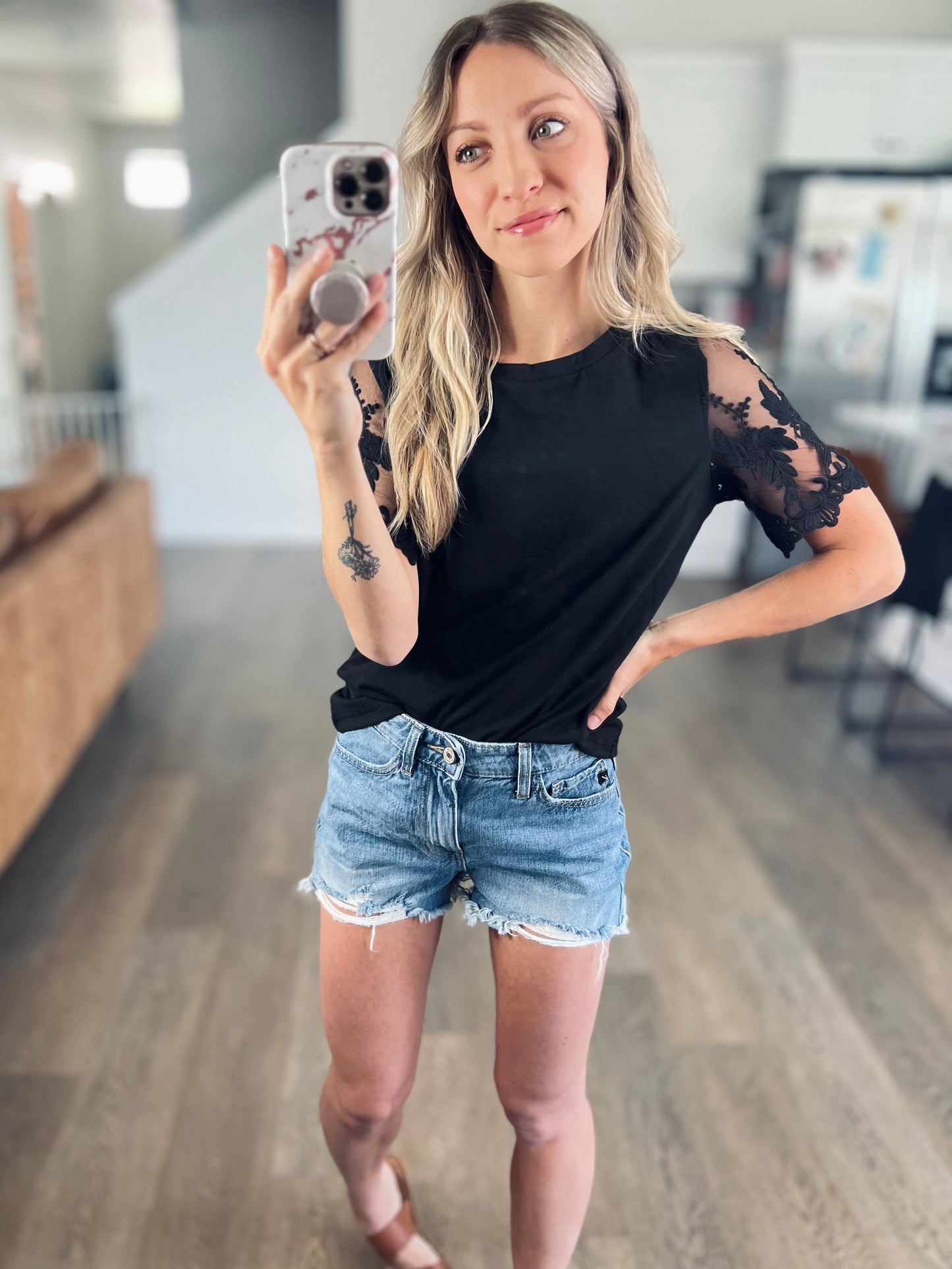 Brynn Lace Detail Top