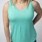 Noelle Tank - Turquoise