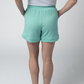 Weslie Waffle Shorts - Turquoise