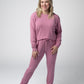 Corrine Ribbed Pullover Top - Rose