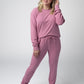 Corrine Ribbed Pullover Top - Rose