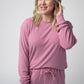 Corrine Ribbed Pullover Top - Rose