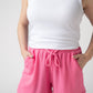Weslie Waffle Shorts - Pink