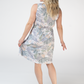 Beverly Button Dress Pineapple Leaf