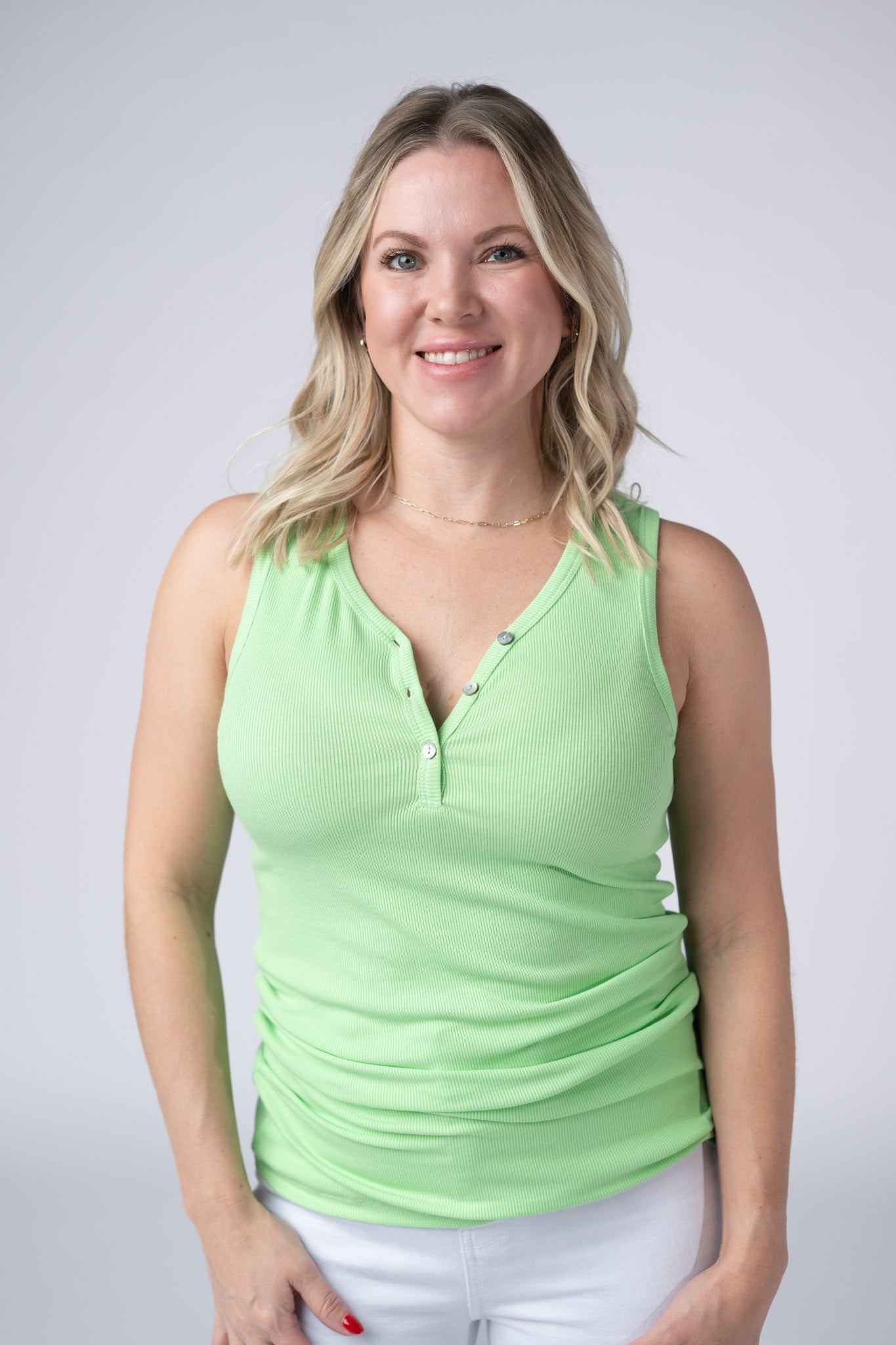 *new sale* Addison Tank - Lime