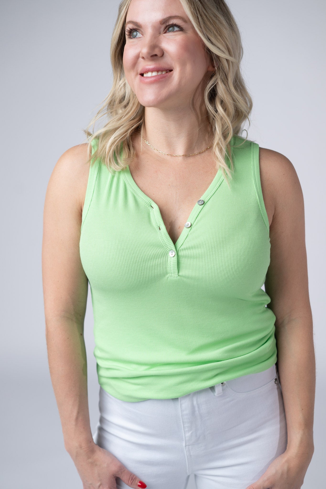 *new sale* Addison Tank - Lime