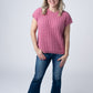 IN STOCK Kelly Knitted Top - Rose
