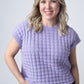 IN STOCK Kelly Knitted Top - Lavender
