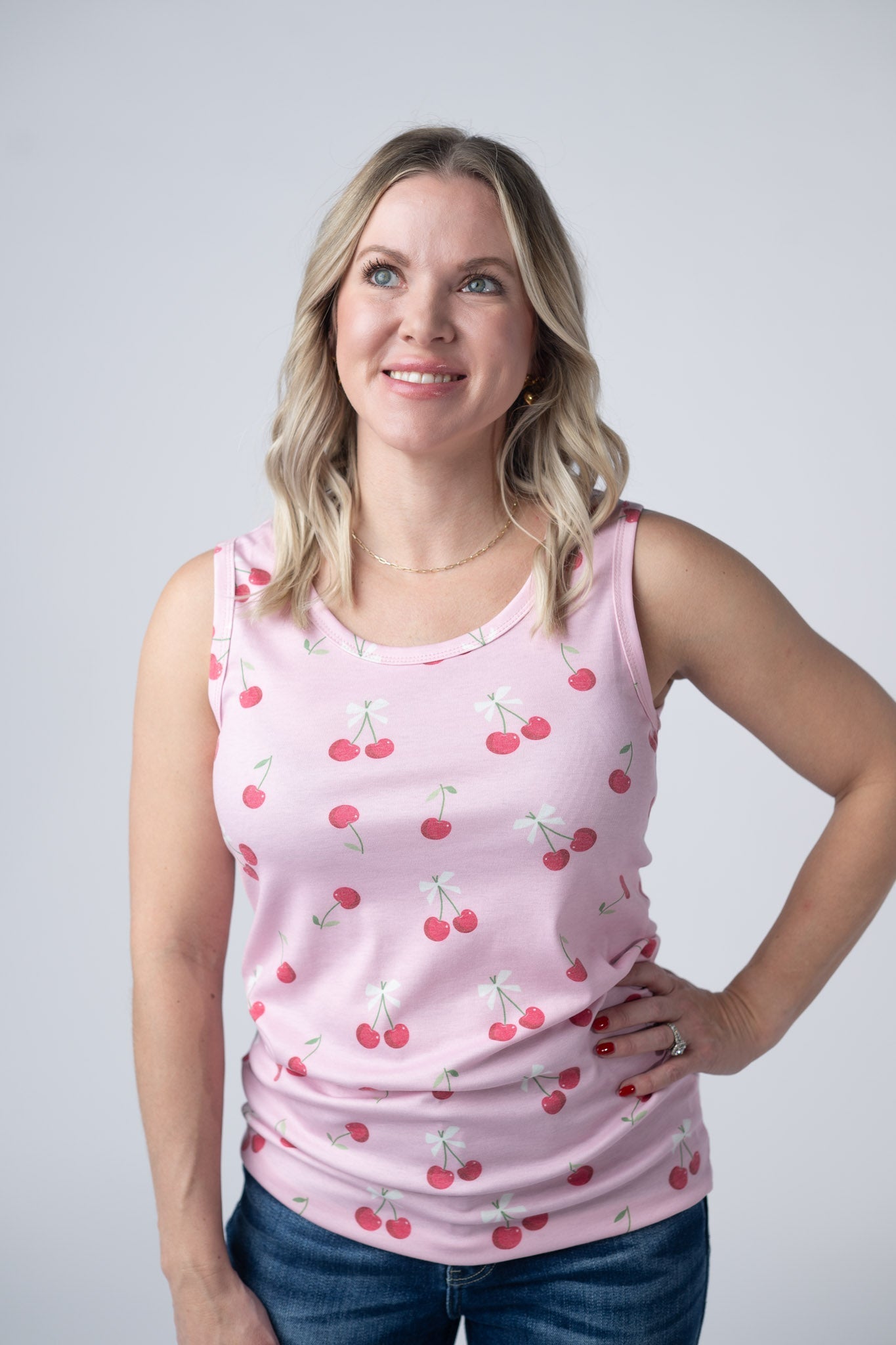 *new sale* Ava Tank - Cherries