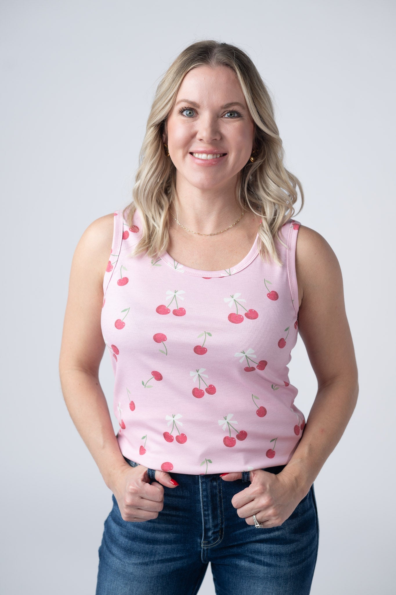 *new sale* Ava Tank - Cherries