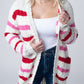 IN STOCK Stripe Cardigan - Valentine's Day