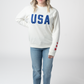 USA Pullover - White