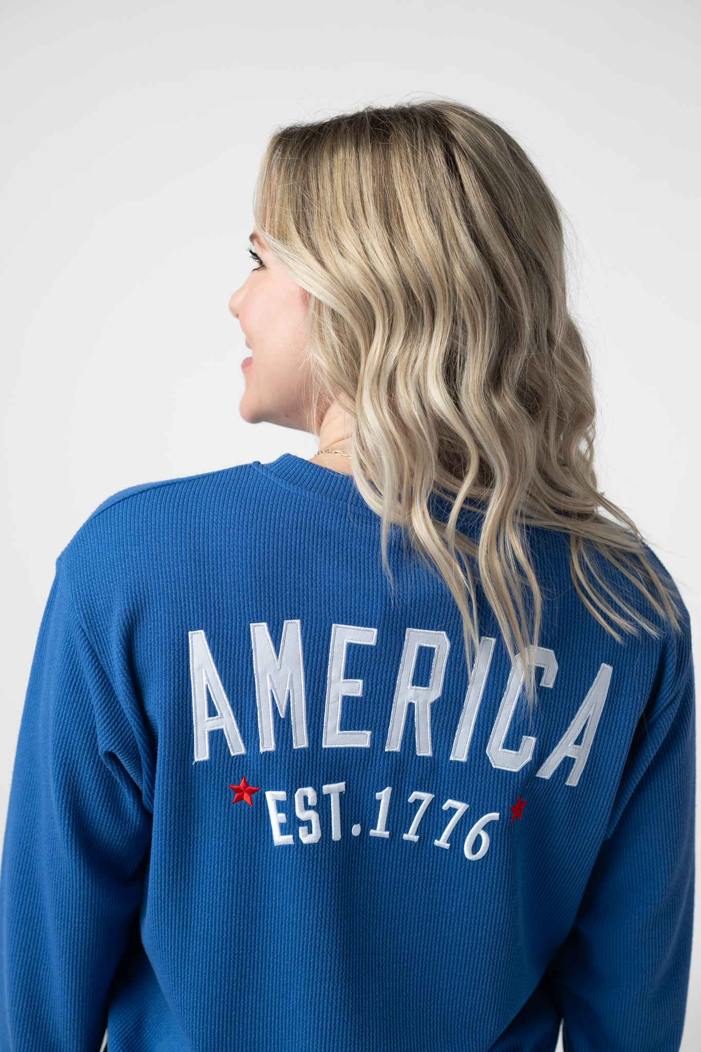 America Pullover - Blue