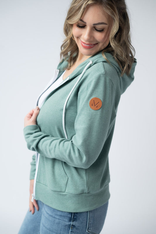 Fullzip Hoodie - Sage