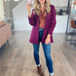 Magic 3/4 Blazer in Wine