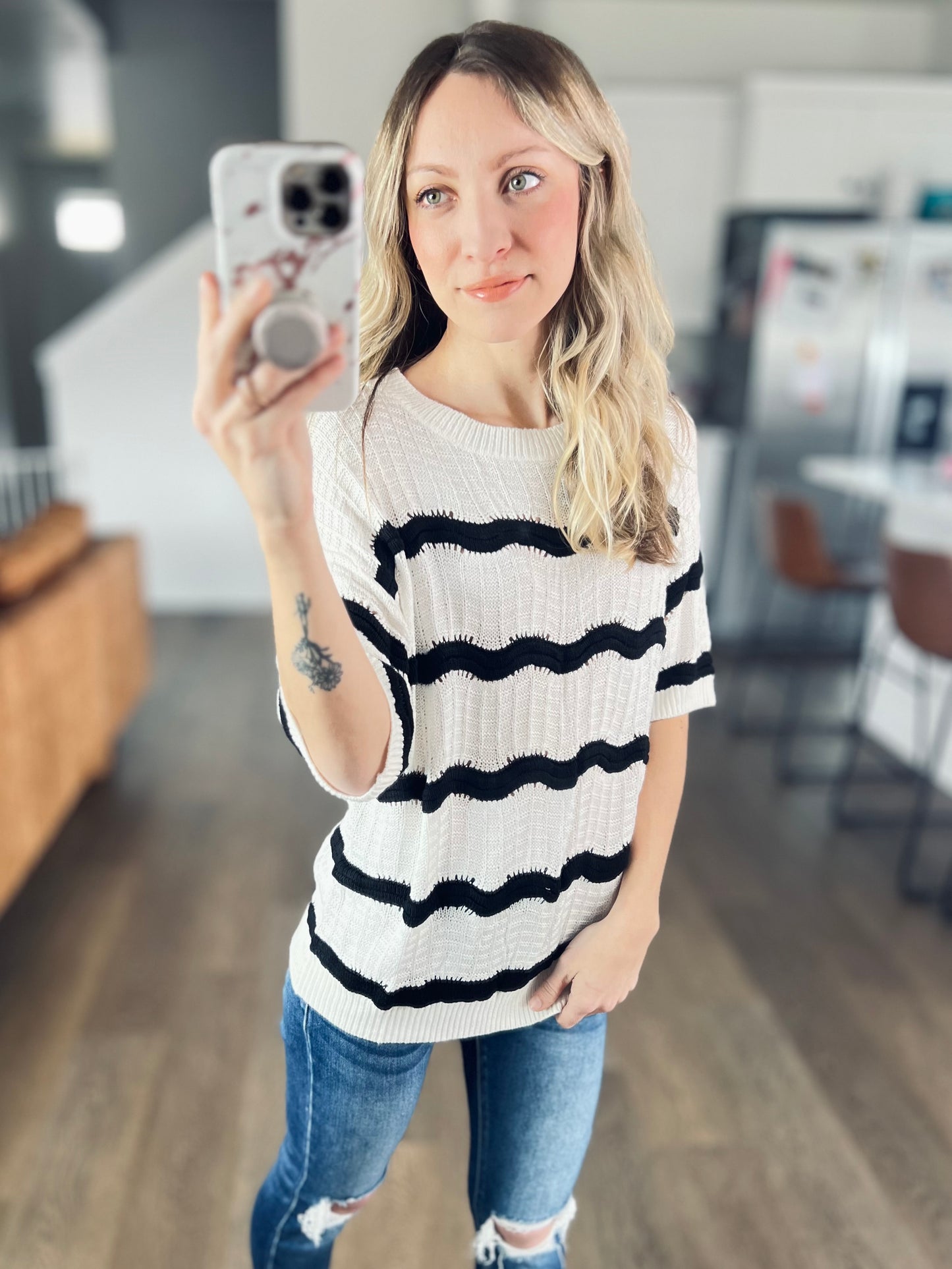 A Little Wave Sweater
