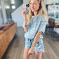 SHIPS FREE TODAY // Easy Days Striped Relaxed Tee