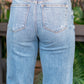 High Waist Destroy Crop Wide Leg Jeans - Judy Blue