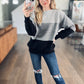 Sindra Color Block Sweater