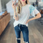Oh So Sweet Stripe & Floral Top