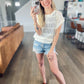 *free ship today* Ivory Hollow Knit Sweater