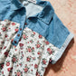 Kenna Chambray Floral Top