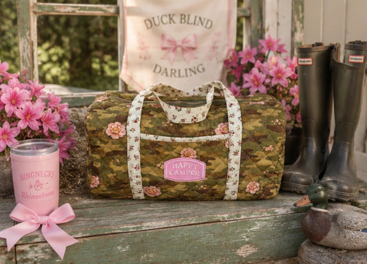 PREORDER: Camo Camper Duffle Bag // eta September